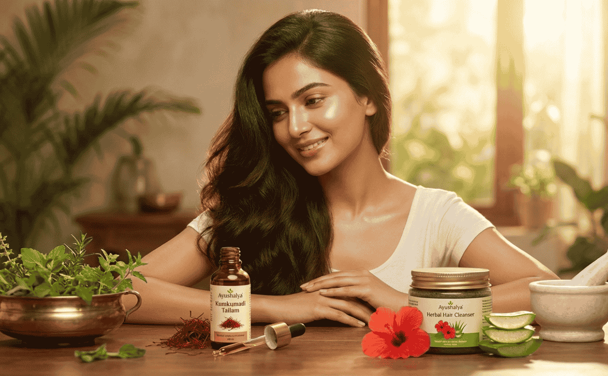 Natural Glowing Skin and Hair: The Ayurvedic Secret to Beauty