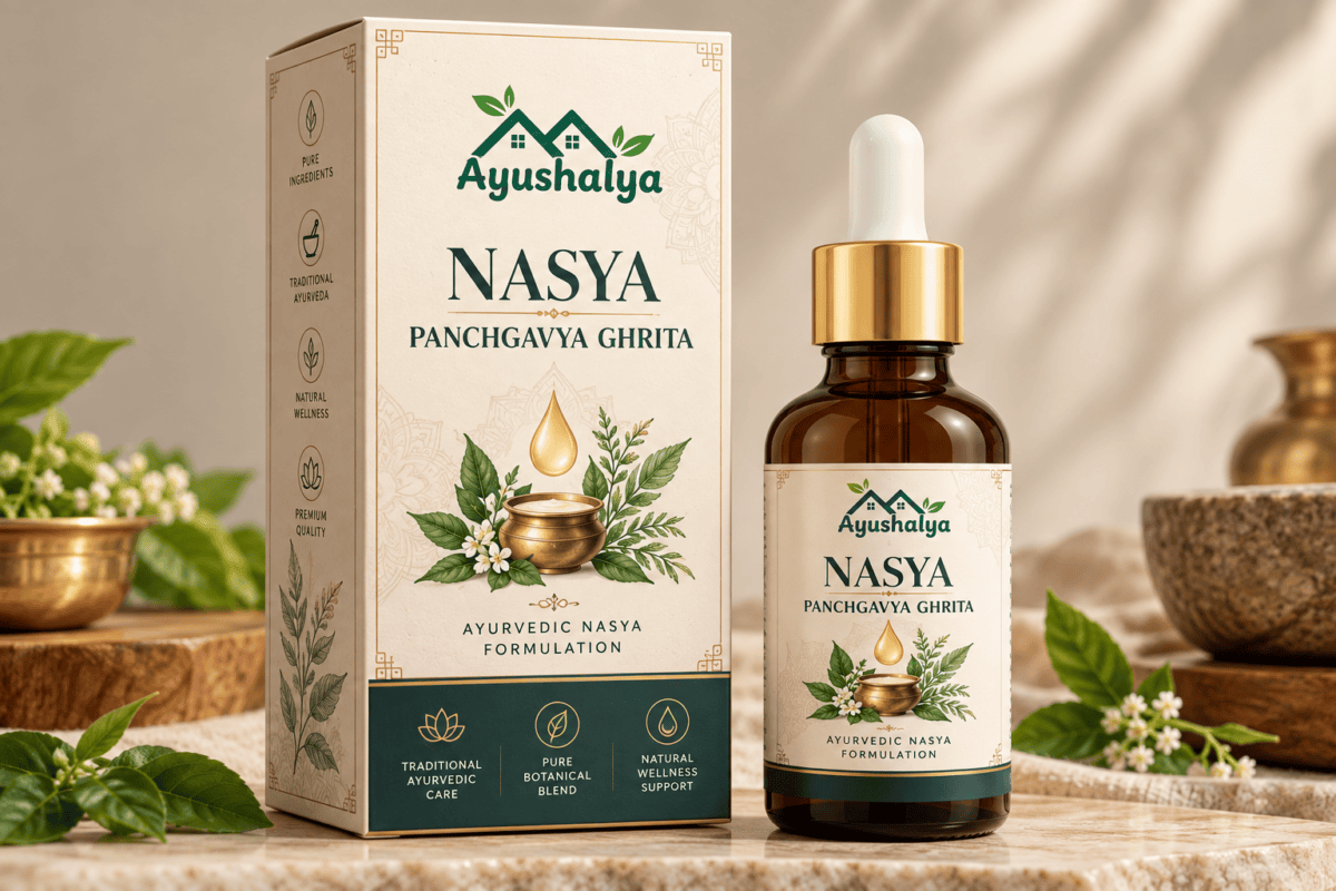 Panchgavya Nasya Ghrit: The Ayurvedic Key to Brain Health and Wellness